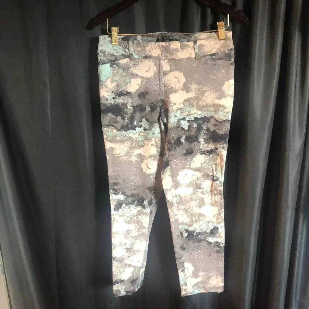 Watercolor Crop Pants 6‎